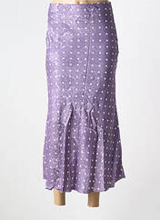 Jupe longue violet ELLI WHITE pour femme seconde vue