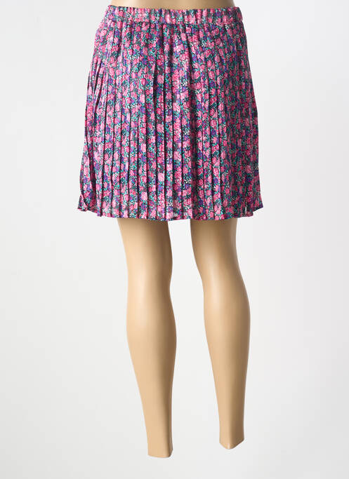 Jupe courte rose LILI & LALA pour femme