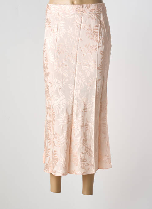 Jupe longue rose MARAISLISE pour femme