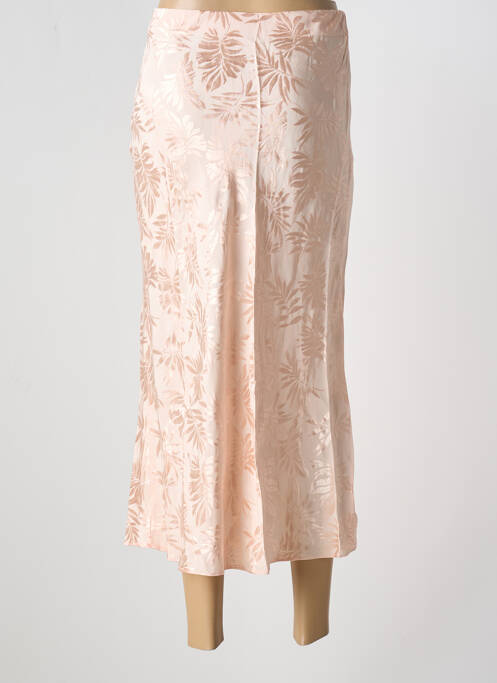 Jupe longue rose MARAISLISE pour femme