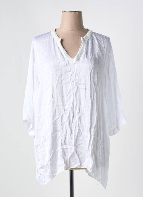 Tunique manches longues blanc DANNY femme