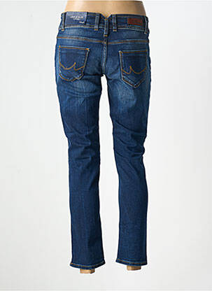 Jeans coupe slim effet usé délavé taille basse bleu LTB femme