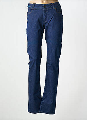 Jeans coupe droite taille basse taille basse bleu DONOVAN femme