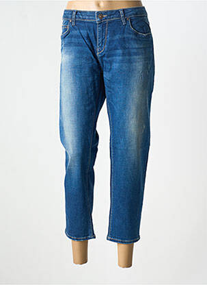 Pantacourt taille normale taille normale bleu LTB femme