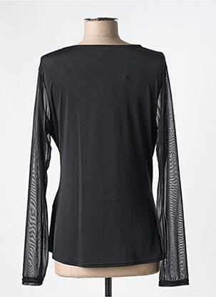 Top col v manches longues noir ROMEO POUR JULIETTE femme