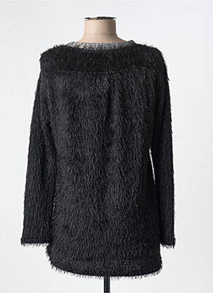 Pull coupe cintrée manches longues noir ROMEO POUR JULIETTE femme