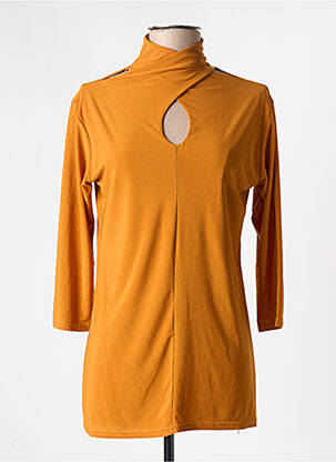 Top stretch manches 3/4 orange MARY COOL femme