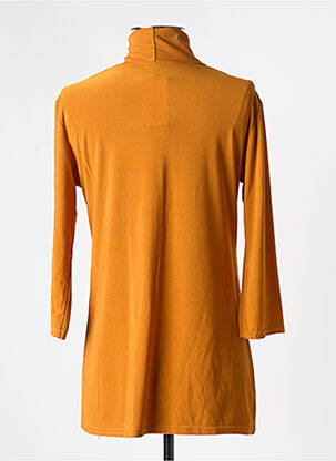 Top stretch manches 3/4 orange MARY COOL femme