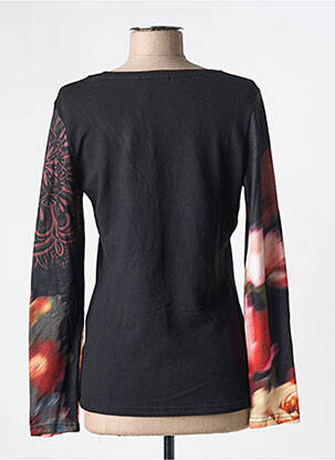 Pull coupe cintrée manches longues noir 101 IDEES femme