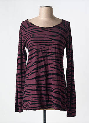 T-shirt manches longues manches longues violet COCOO MIN femme