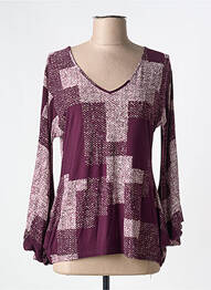 T-shirt manches longues manches longues violet MARY COOL femme