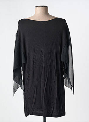 Tunique sans manche col rond noir LADY BELLE femme