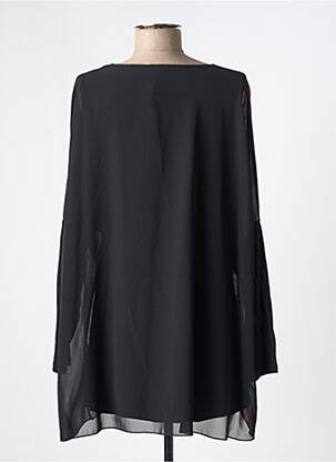 Tunique manches longues légère et transparente noir ALAIN MURATI femme