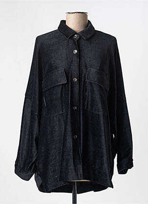 Veste casual coupe droite noir LILI LA TIGRESSE femme