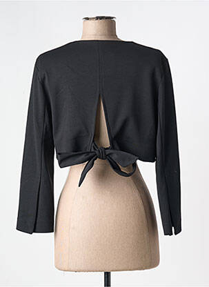 Boléro fermeture liens à nouer noir PARISIENNE femme