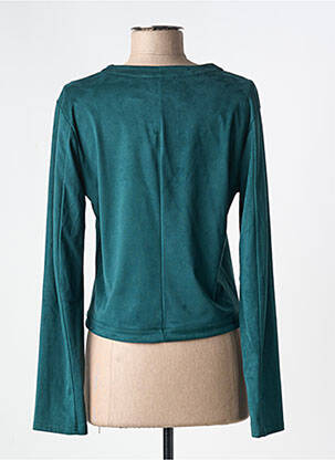 Veste casual col rond vert ROMEO POUR JULIETTE femme
