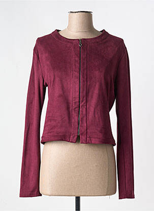 Veste casual col rond rouge ROMEO POUR JULIETTE femme