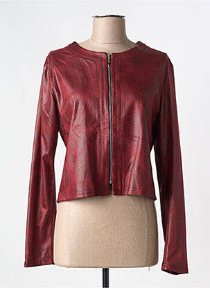 Veste casual col rond rouge ROMEO POUR JULIETTE femme