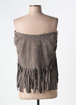 Top stretch sans manche gris MARY COOL femme
