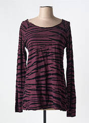 T-shirt violet COCOO MIN pour femme seconde vue