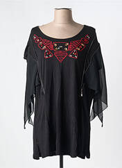 Tunique sans manche noir LADY BELLE pour femme seconde vue