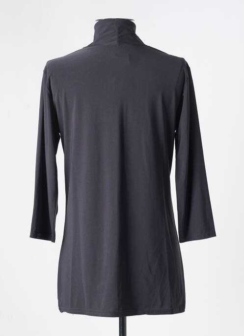 Top tissage jersey manches 3/4 gris MARY COOL femme