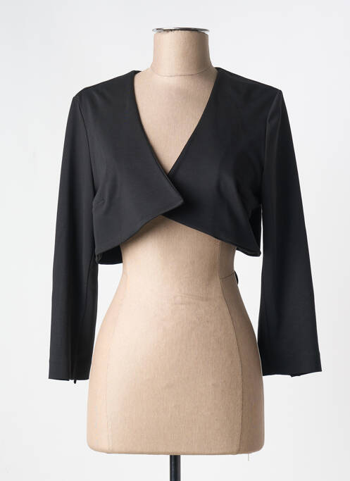 Boléro fermeture liens à nouer noir PARISIENNE femme