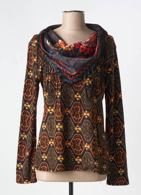 Pull orange 101 IDEES pour femme