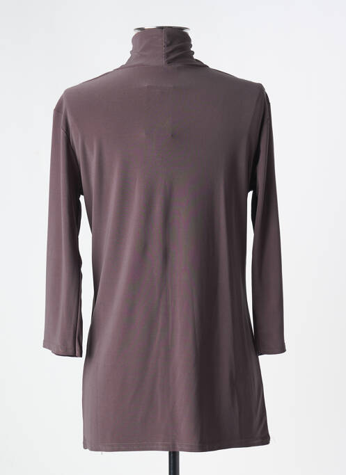 Top marron MARY COOL pour femme