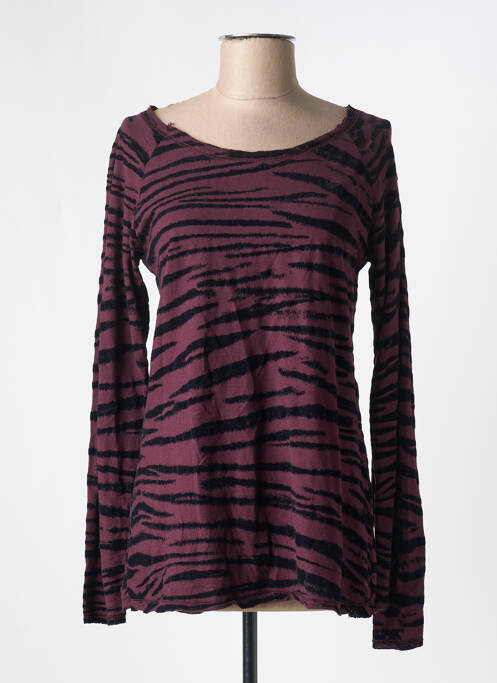 T-shirt violet COCOO MIN pour femme