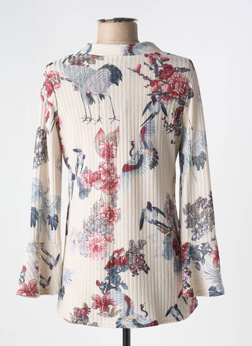 Tunique manches longues beige ROMEO POUR JULIETTE pour femme