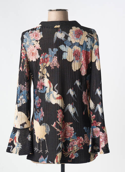 Tunique manches longues noir ROMEO POUR JULIETTE pour femme