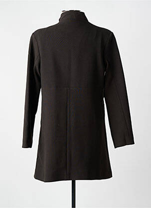 Manteau court poches sans capuche marron HIPPOCAMPE femme