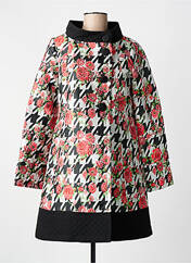 Manteau long noir HIPPOCAMPE pour femme seconde vue