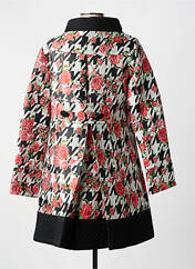 Manteau long noir HIPPOCAMPE pour femme seconde vue