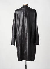 Manteau long noir PARISIENNE pour femme seconde vue