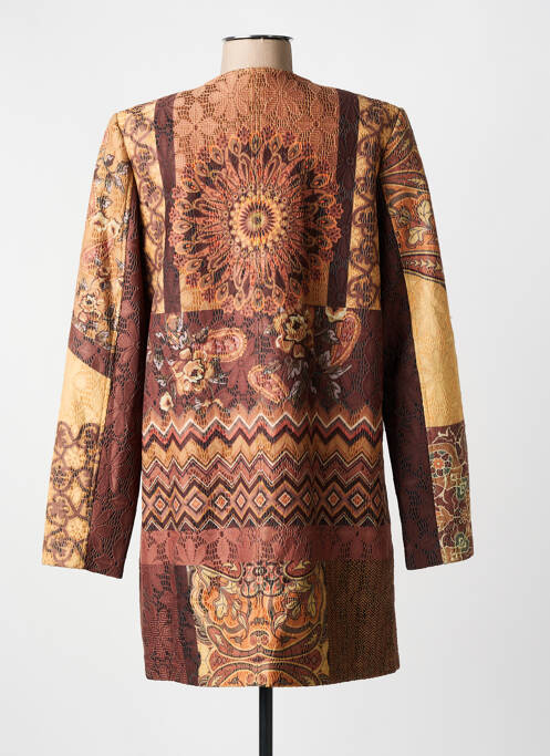 Manteau long marron 101 IDEES pour femme