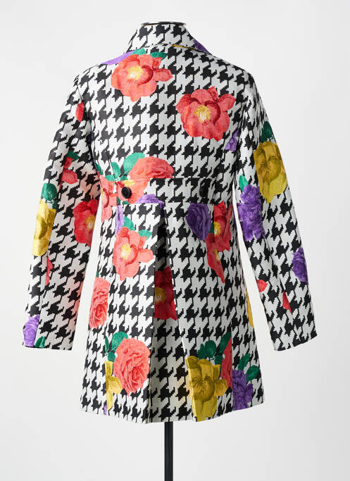 Manteau long noir HIPPOCAMPE pour femme