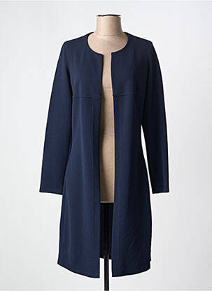 Veste chic col rond bleu ROMEO POUR JULIETTE femme