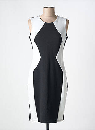 Robe mi-longue sans manche sans manche noir ROMEO POUR JULIETTE femme