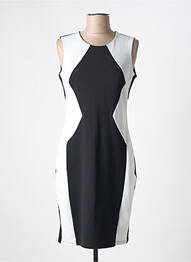 Robe mi-longue sans manche sans manche noir ROMEO POUR JULIETTE femme