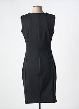 Robe mi-longue sans manche sans manche noir ROMEO POUR JULIETTE femme