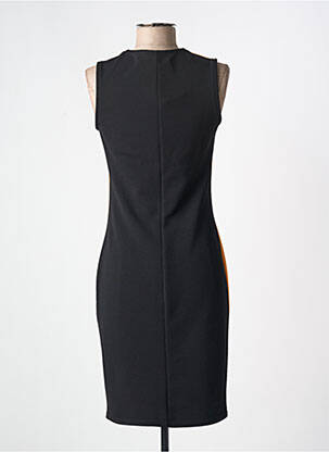 Robe mi-longue sans manche sans manche noir ROMEO POUR JULIETTE femme