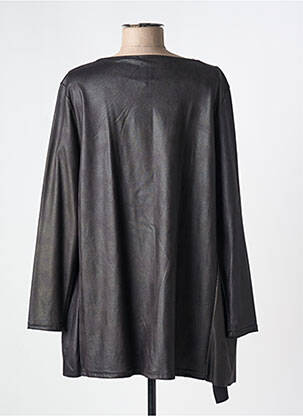 Veste casual tissage suedine noir ROMEO POUR JULIETTE femme