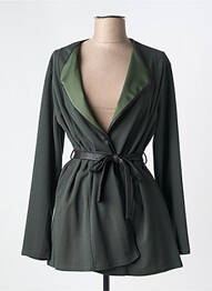 Veste chic col v vert ROMEO POUR JULIETTE femme