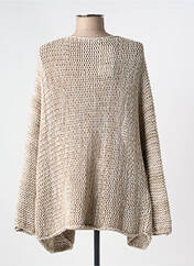 Gilet manches longues beige JOOWELL pour femme seconde vue