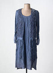 Robe mi-longue bleu COCOO MIN pour femme seconde vue