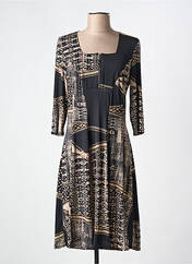 Robe mi-longue noir ROMEO POUR JULIETTE pour femme seconde vue