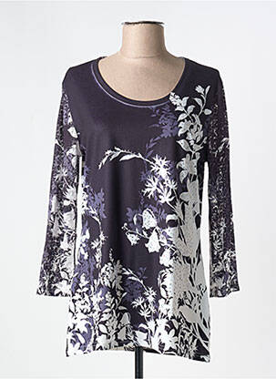 Tunique manches longues bleu KY CREATION pour femme