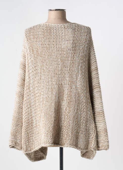 Gilet manches longues beige JOOWELL pour femme